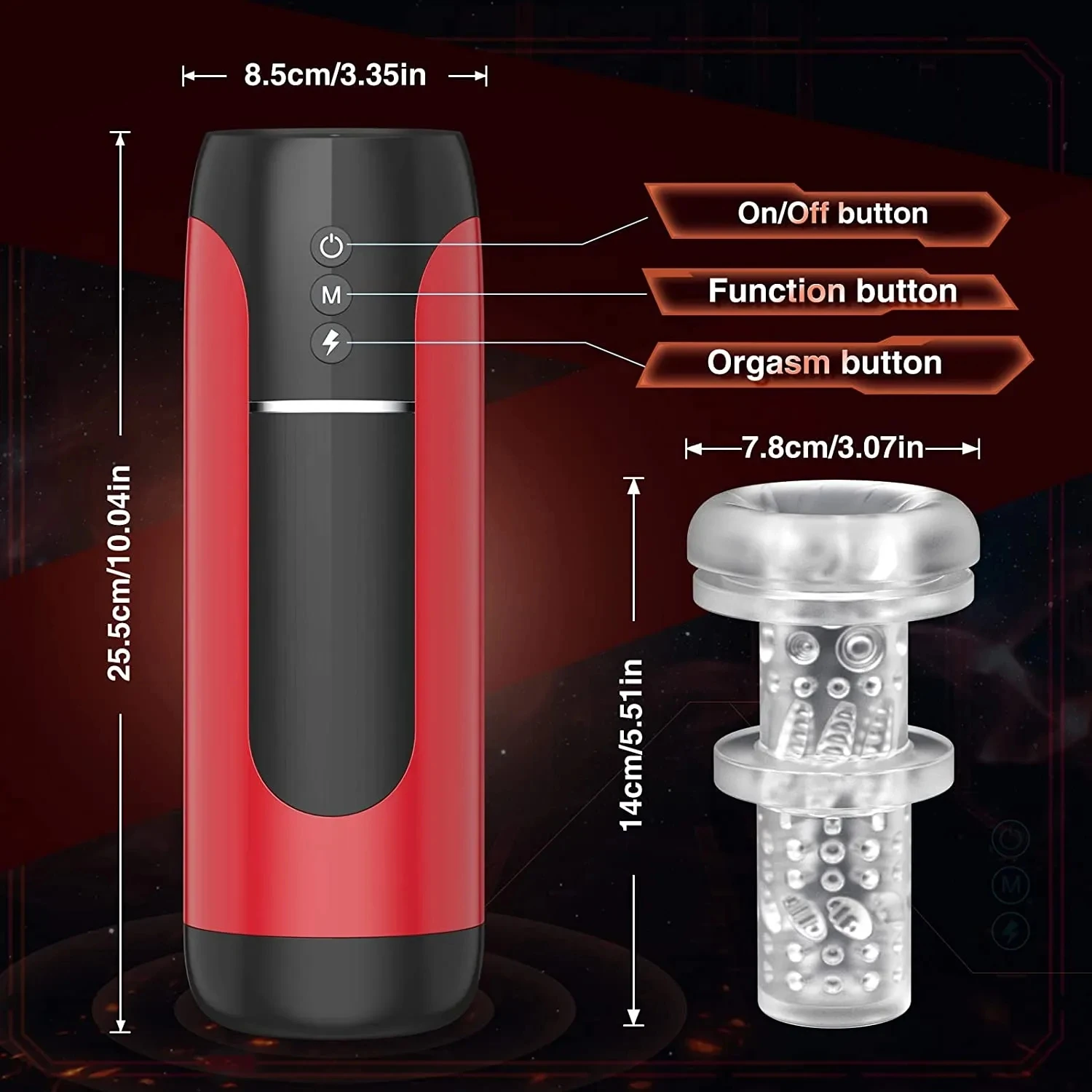 Automatic Electric Male Masturbator Cup Penis Stroker with 7 Thrusting Vibrating Blowjob Pocket Pussy Sex Toys for Men