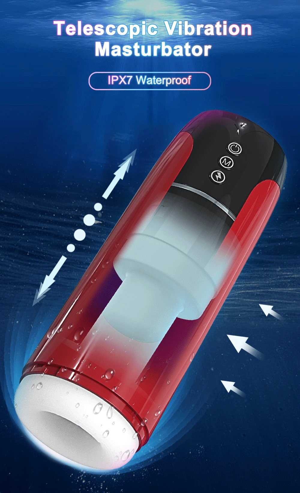 Hannibal Automatic Electric Male Masturbator Cup Penis Stroker with 7 Thrusting Vibrating Blowjob Pocket Pussy Sex Toys for Men Hannibal Automatic Electric Male Masturbator Cup Penis Stroker with 7 Thrusting Vibrating Blowjob Pocket Pussy Sex Toys for Men