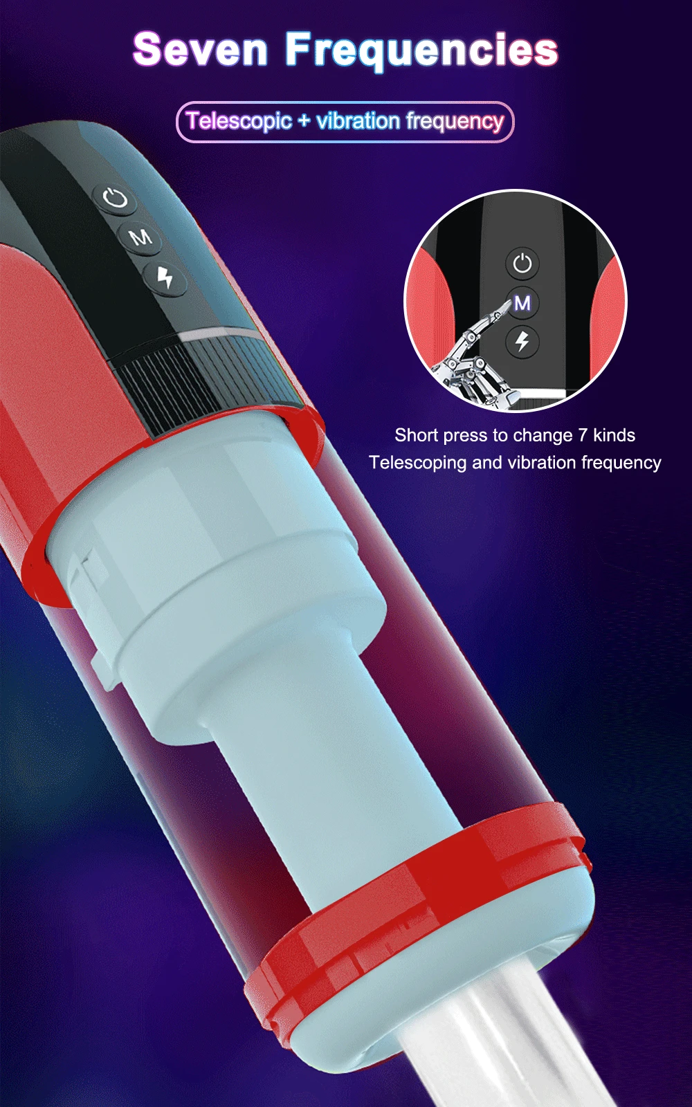 Hannibal Automatic Electric Male Masturbator Cup Penis Stroker with 7 Thrusting Vibrating Blowjob Pocket Pussy Sex Toys for Men Hannibal Automatic Electric Male Masturbator Cup Penis Stroker with 7 Thrusting Vibrating Blowjob Pocket Pussy Sex Toys for Men