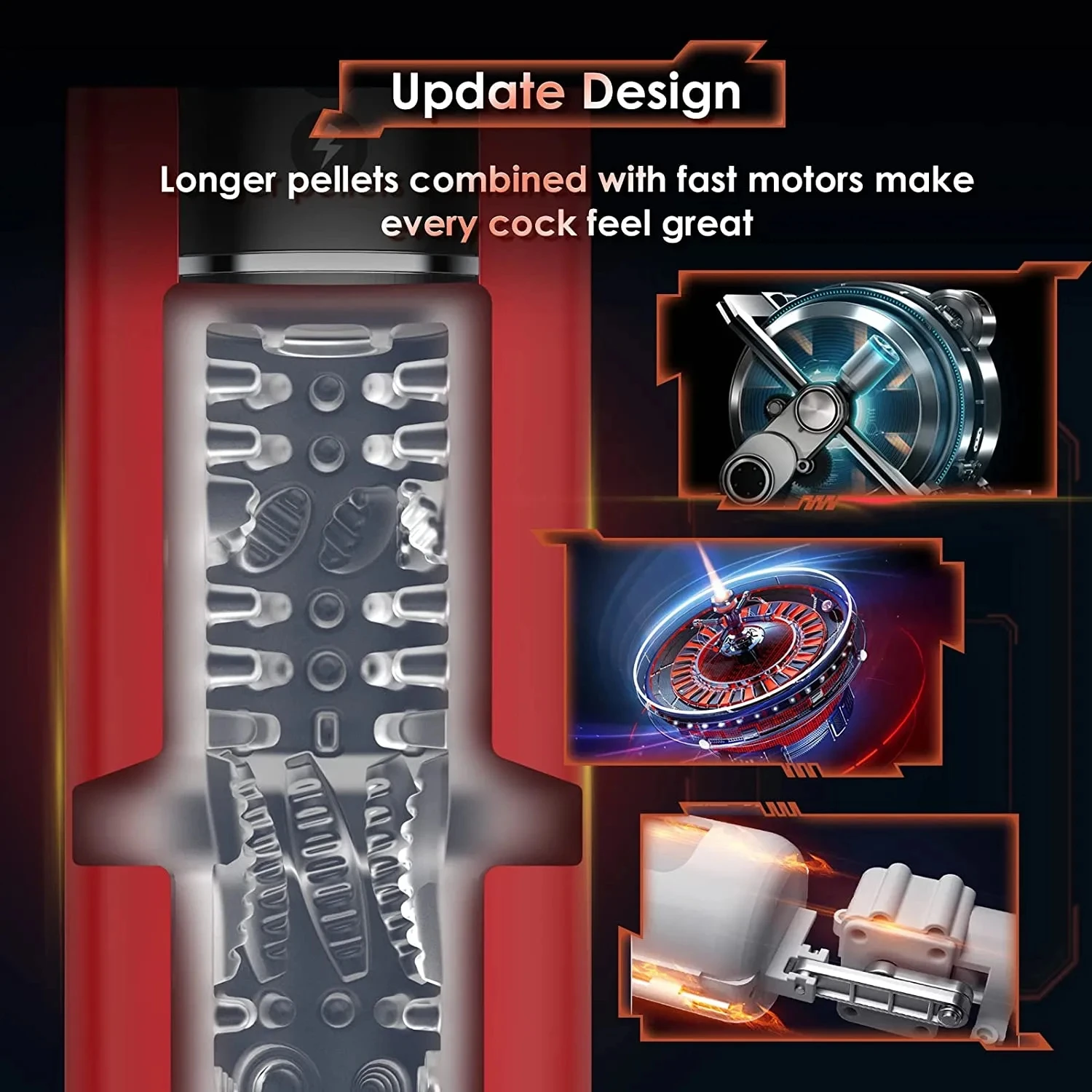 Automatic Electric Male Masturbator Cup Penis Stroker with 7 Thrusting Vibrating Blowjob Pocket Pussy Sex Toys for Men