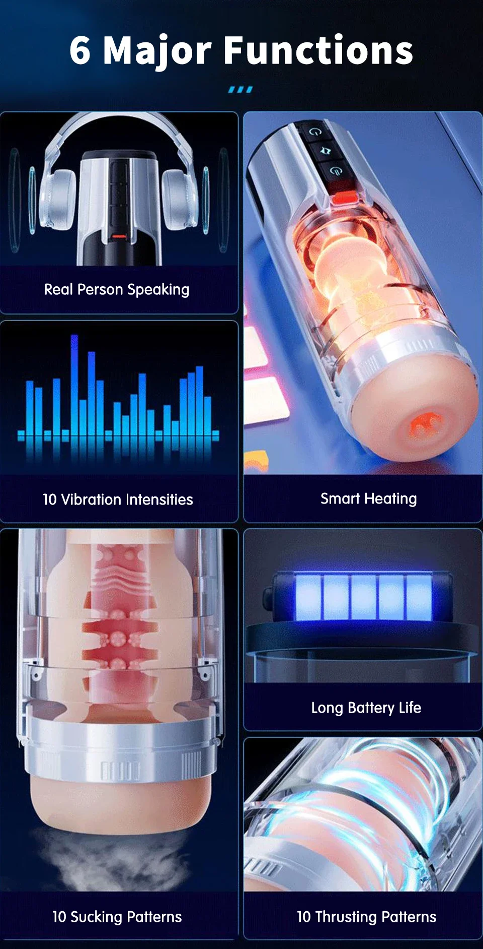 Automatic Masturbator for Men Artificial Vagina Blowjob Suck Machine Heating Vibrator Male Prostate Massager Cup Adult Sex Toys Automatic Masturbator for Men Artificial Vagina Blowjob Suck Machine Heating Vibrator Male Prostate Massager Cup Adult Sex Toys