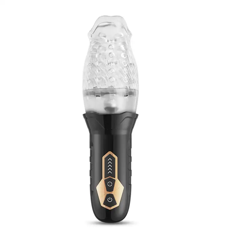 Automatic Male Masturbator Rotating Vibrating Penis Massager Vagina Pussy Glans Male Masturbation Oral Sex Toys for Men