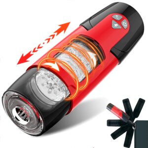 Automatic Male Masturbator Telescopic Rotation Man Masturbation Cup Adult Goods Simulation Blowjob Piston Sex Toy for Men