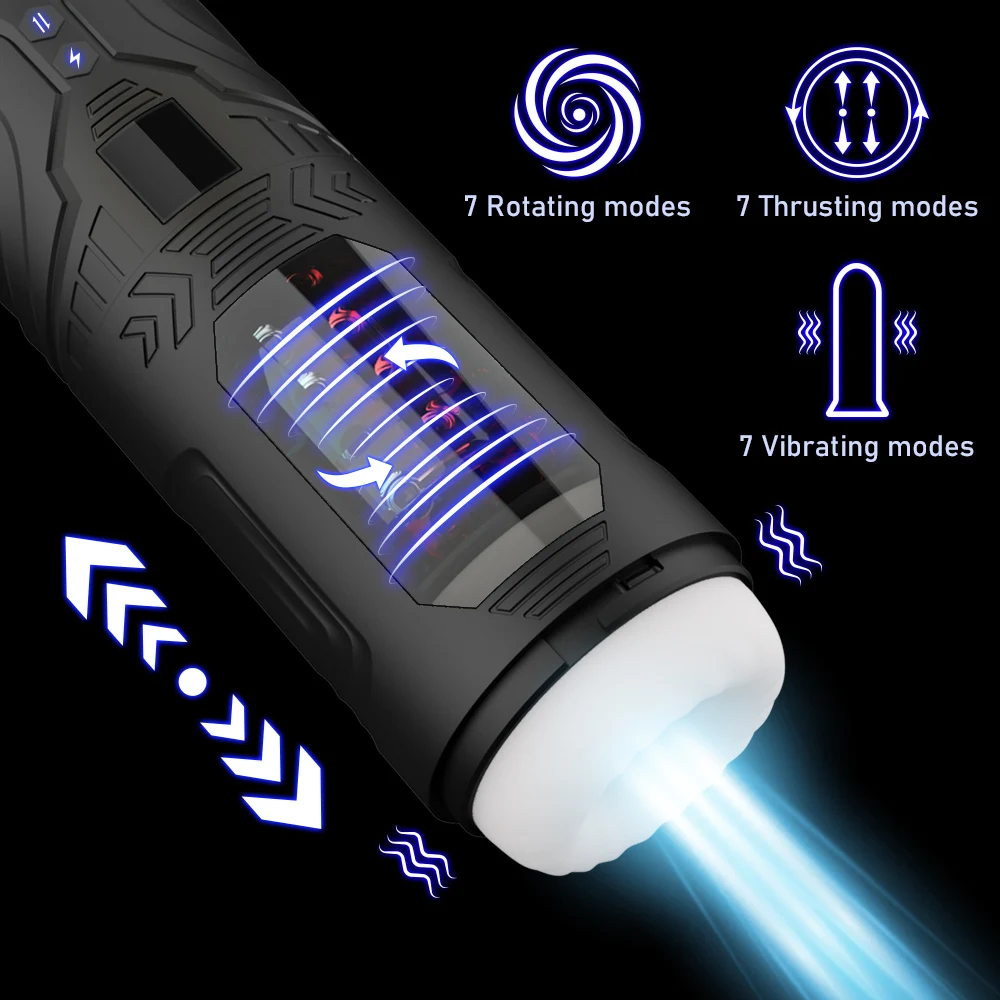 Automatic Male Masturbator Cup Telescopic Rotation Vagina Masturbation Sex Toys for Men Blowjob Mastubator Adults Supplies Automatic Male Masturbator Cup Telescopic Rotation Vagina Masturbation Sex Toys for Men Blowjob Mastubator Adults Supplies