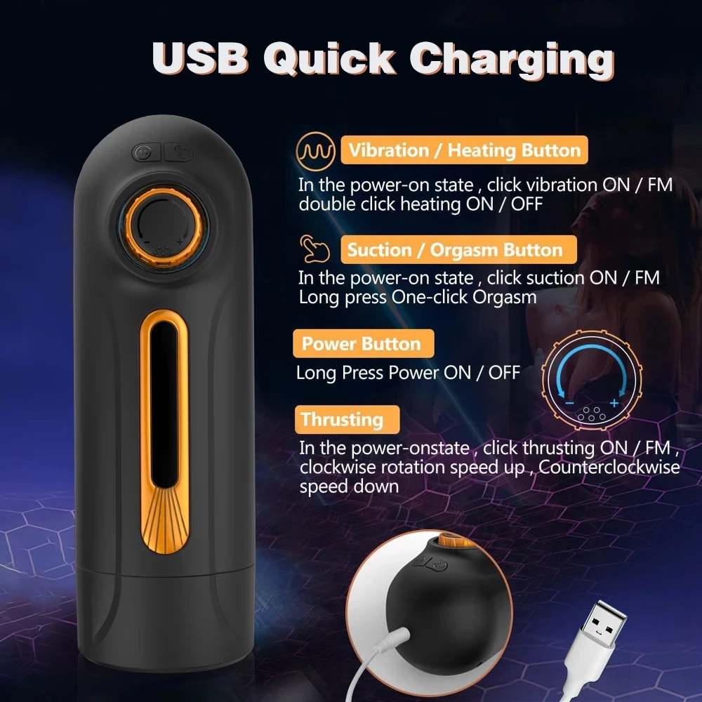 Heseks Automatic Vibrating Masturbation for Men Strong Sucking Vagina Male Robot Sexual Para Hombres Adult Sex Toys Heseks Automatic Vibrating Masturbation for Men Strong Sucking Vagina Male Robot Sexual Para Hombres Adult Sex Toys
