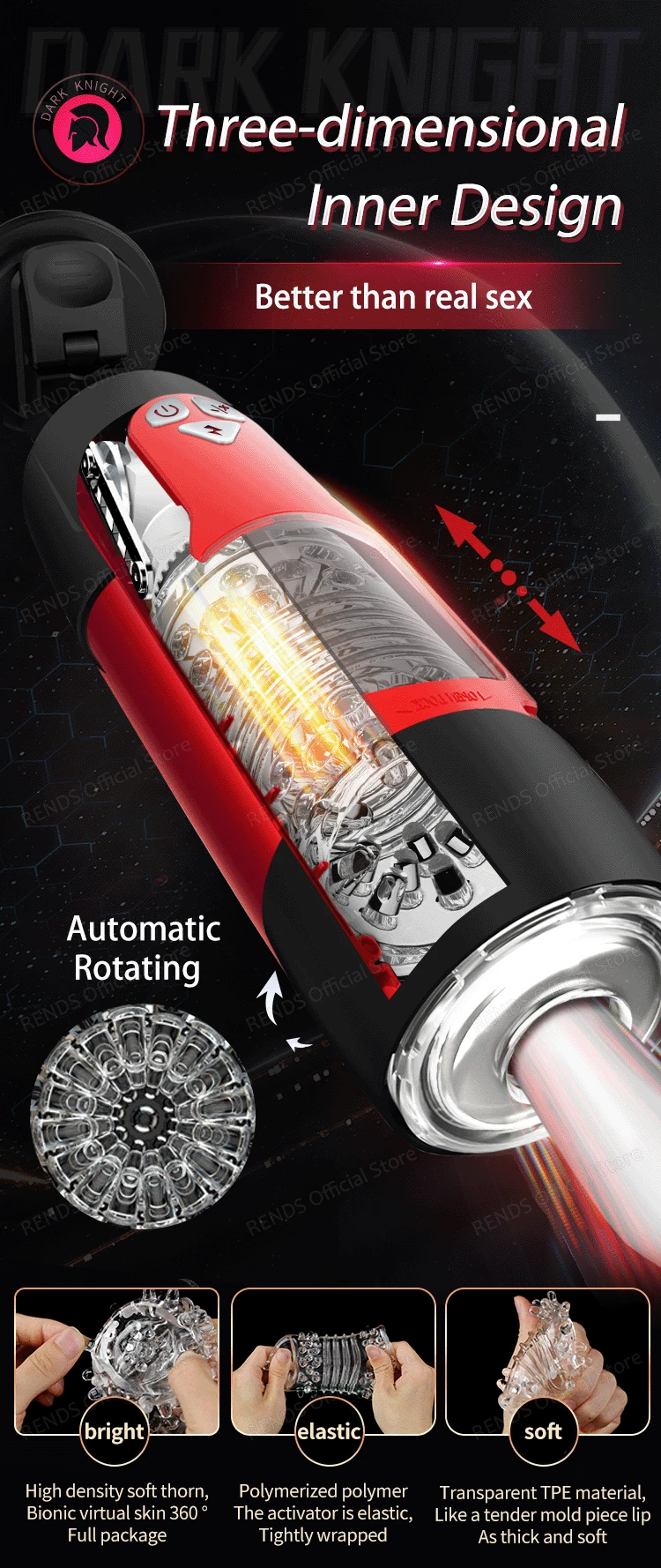 Automatic Male Masturbator Cup Thrusting Vibrating Rorating Modes Stroker Pocket Pussy Handsfree Blowjob Adult Sex Toys for Men Automatic Male Masturbator Cup Thrusting Vibrating Rorating Modes Stroker Pocket Pussy Handsfree Blowjob Adult Sex Toys for Men