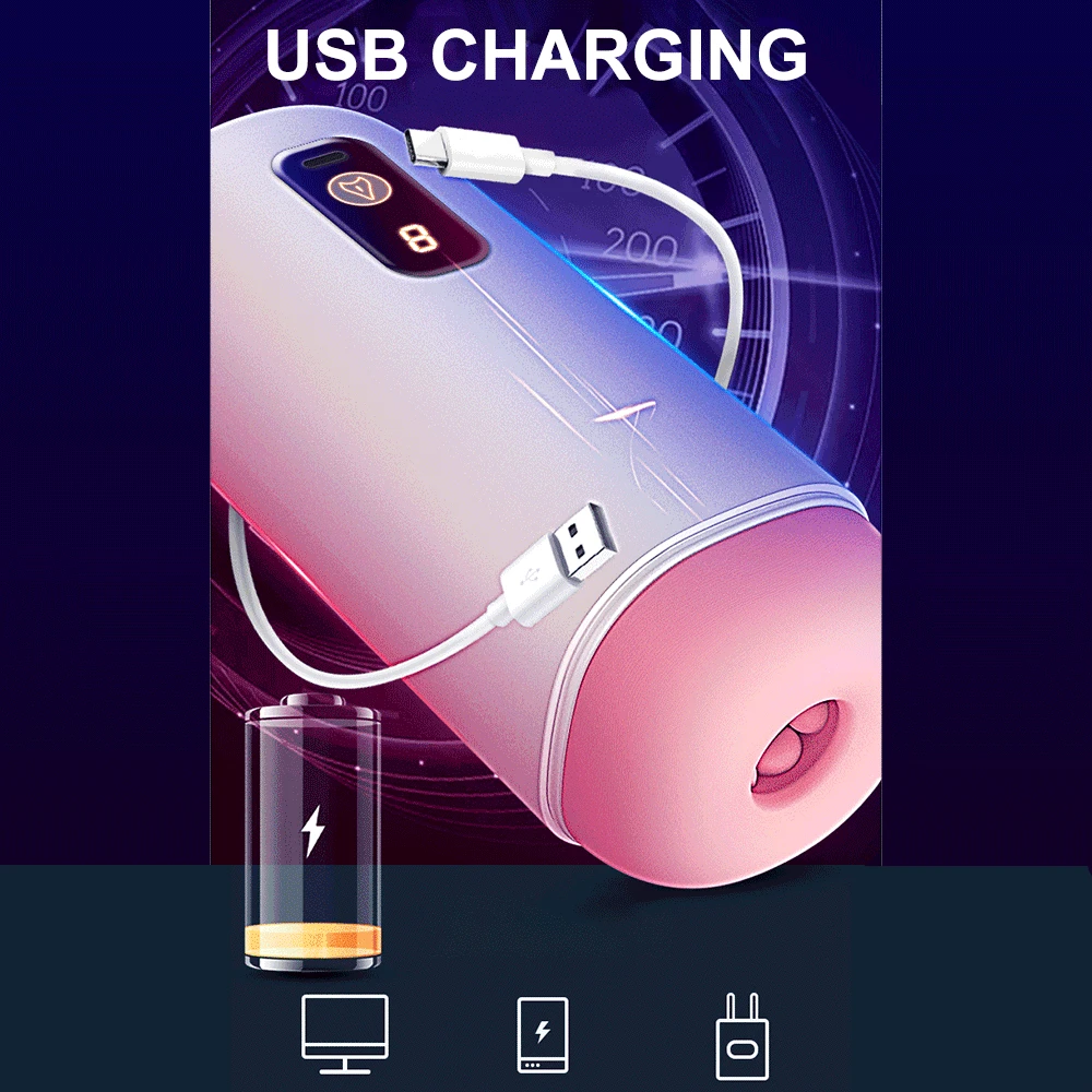 Automatic Masturbator Male Powerful Vibration Suction Machine Real Pussy Vagina Blowjob Adult Masturbation Cup Sex Toys for Men