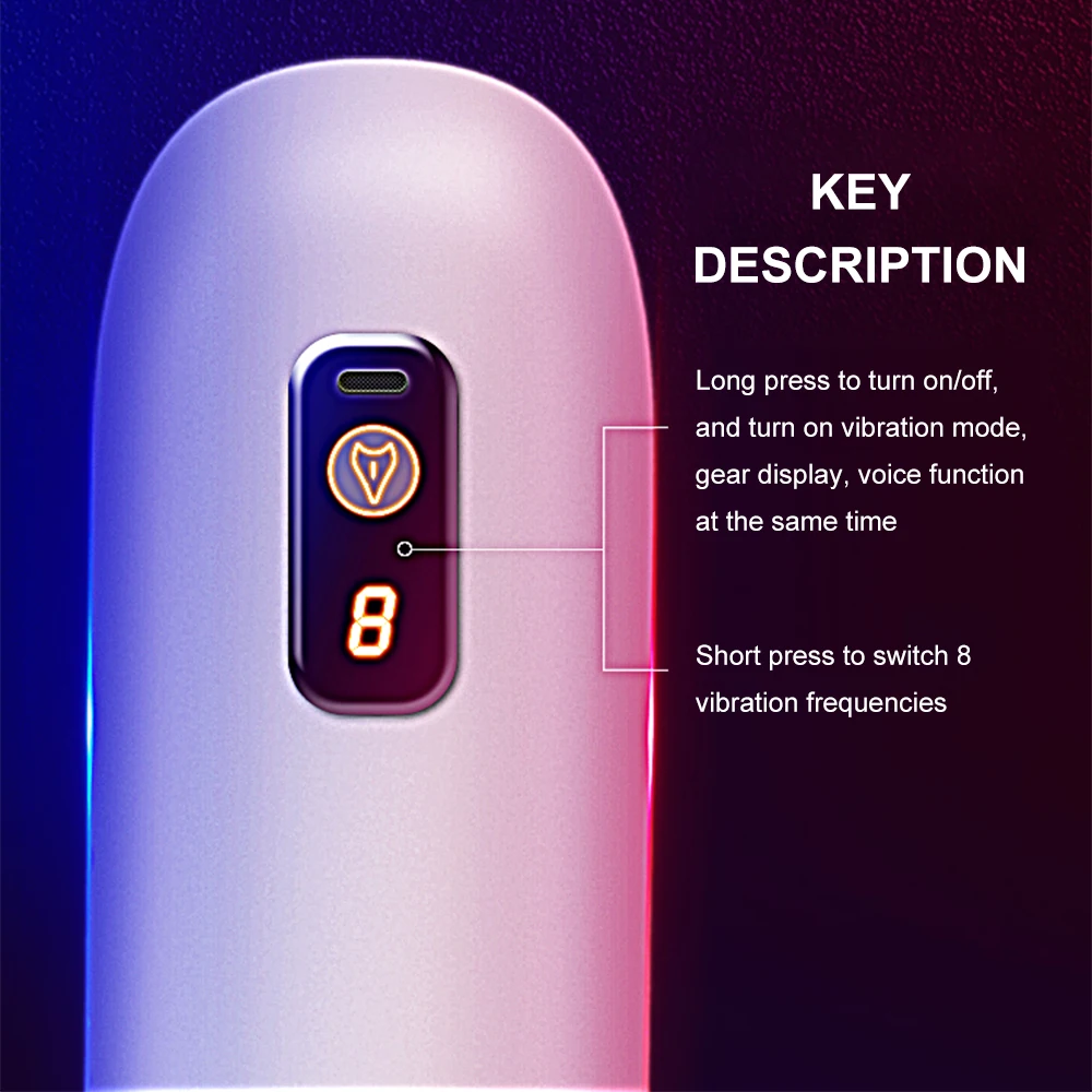 Automatic Masturbator Male Powerful Vibration Suction Machine Real Pussy Vagina Blowjob Adult Masturbation Cup Sex Toys for Men