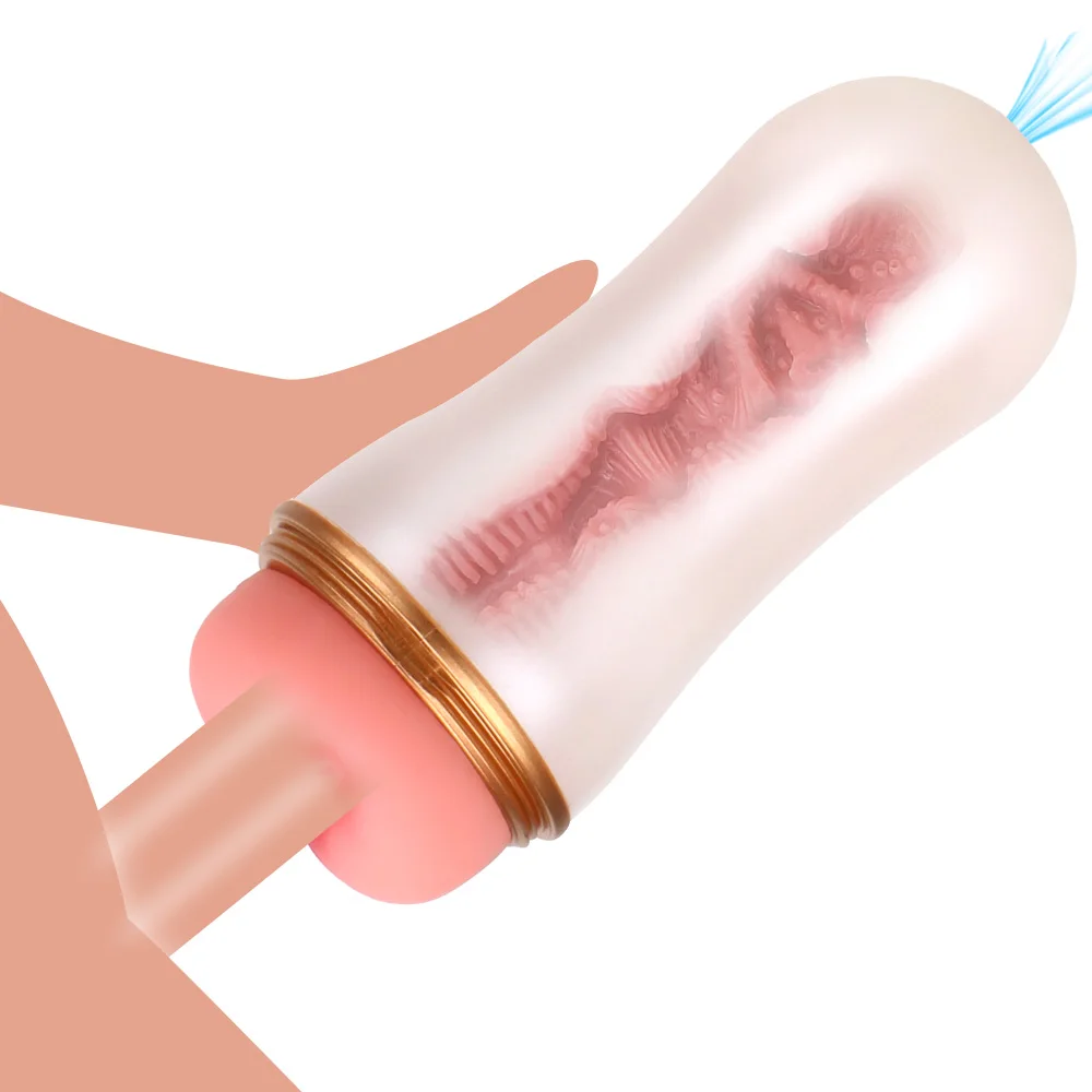 Automatic Masturbator Male Powerful Vibration Suction Machine Real Pussy Vagina Blowjob Adult Masturbation Cup Sex Toys for Men