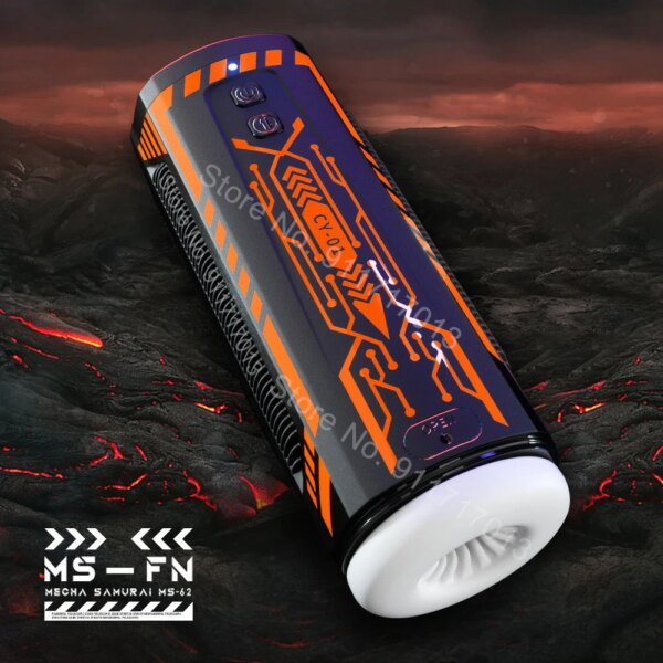 Masturbator Adult Sex Toys 18 Automatic Thrusting Male Masturbators Cup Stroker Realistic Pocket Pussy 360°Full Wrapping Blowjob