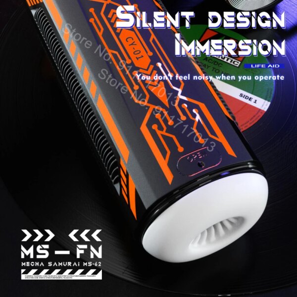 Masturbator Adult Sex Toys 18 Automatic Thrusting Male Masturbators Cup Stroker Realistic Pocket Pussy 360°Full Wrapping Blowjob