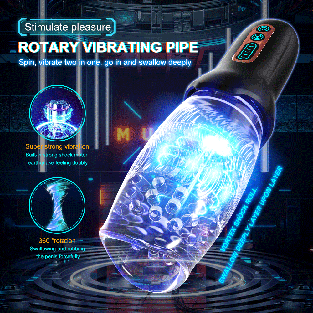 Automatic Rotating Masturbator for Man Glans Trainer Vagina Penis Massager Thrusting Vibrating Masturbation Sex Toy for Adults Automatic Rotating Masturbator for Man Glans Trainer Vagina Penis Massager Thrusting Vibrating Masturbation Sex Toy for Adults