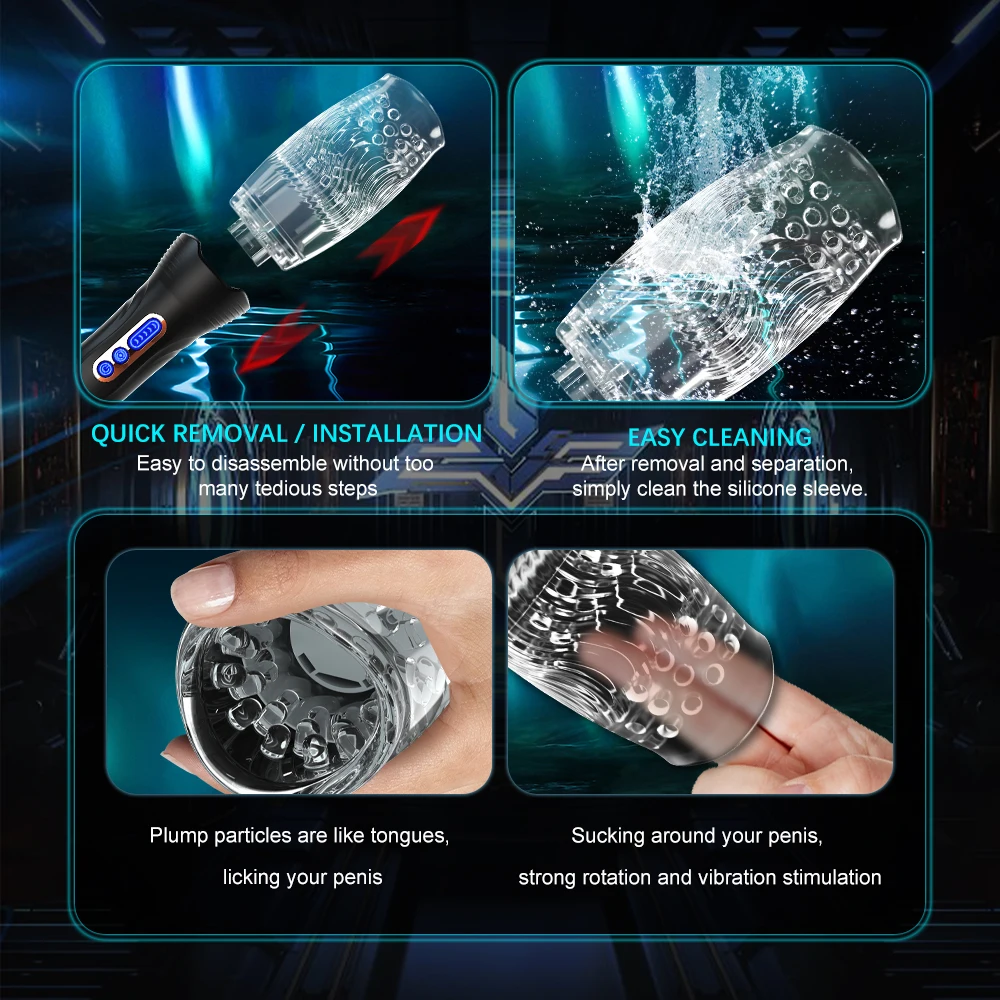 Automatic Rotating Masturbator for Man Glans Trainer Vagina Penis Massager Thrusting Vibrating Masturbation Sex Toy for Adults Automatic Rotating Masturbator for Man Glans Trainer Vagina Penis Massager Thrusting Vibrating Masturbation Sex Toy for Adults