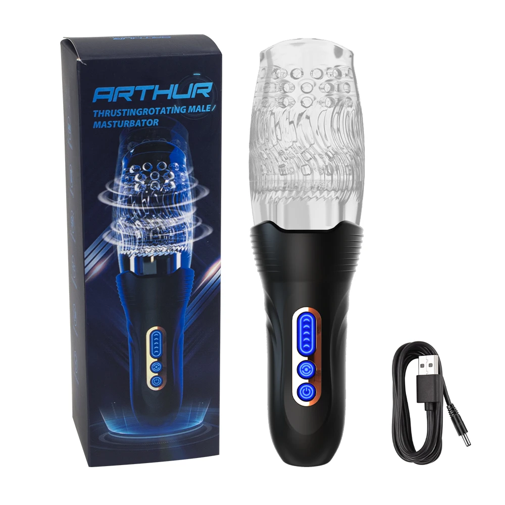 Automatic Rotating Masturbator for Man Glans Trainer Vagina Penis Massager Thrusting Vibrating Masturbation Sex Toy for Adults Automatic Rotating Masturbator for Man Glans Trainer Vagina Penis Massager Thrusting Vibrating Masturbation Sex Toy for Adults
