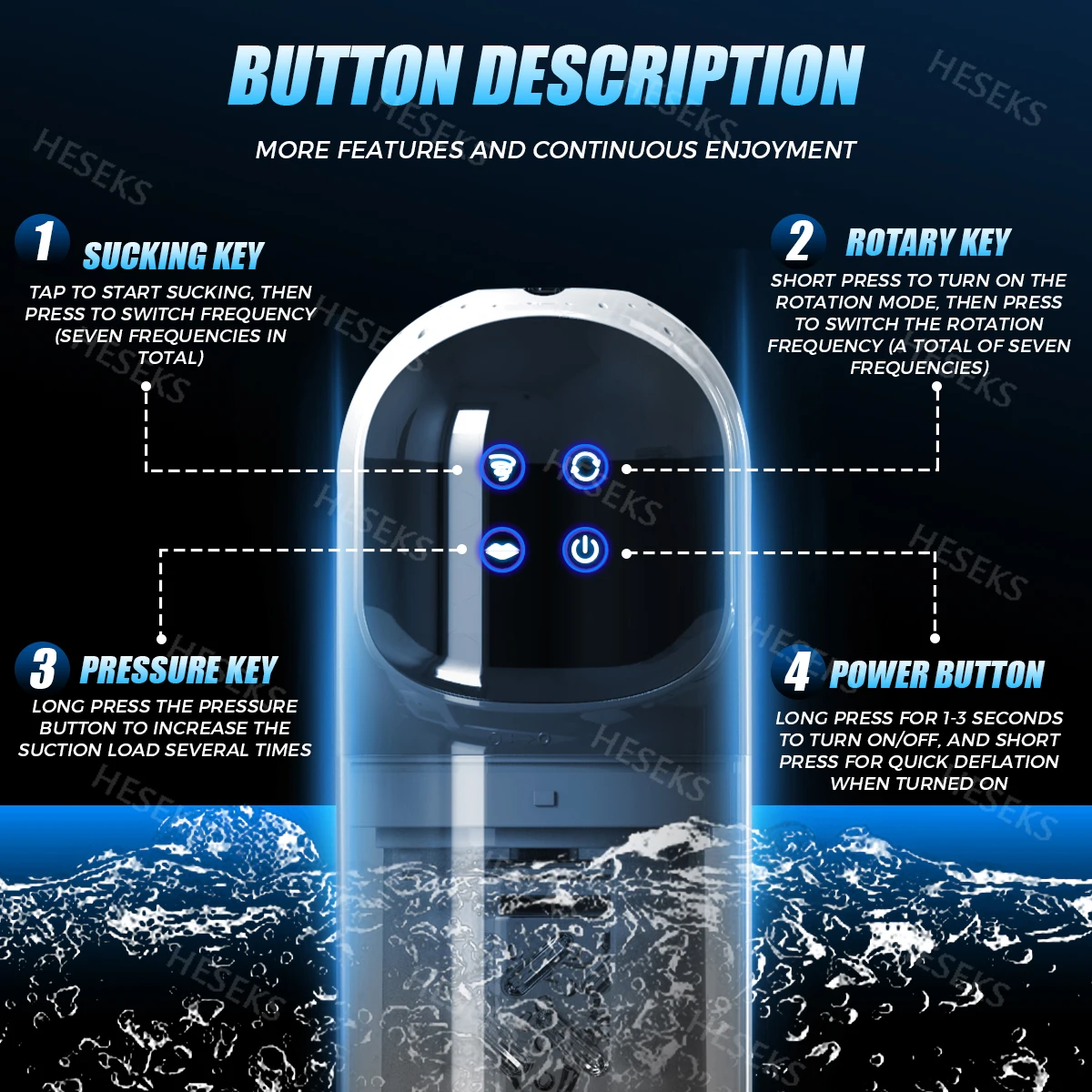 LCD Automatic Mastubator Male Sucking Rotation SPA Blowjob Masturbation Cup Machine Vacuum Adults Sex Toys For Men 18+