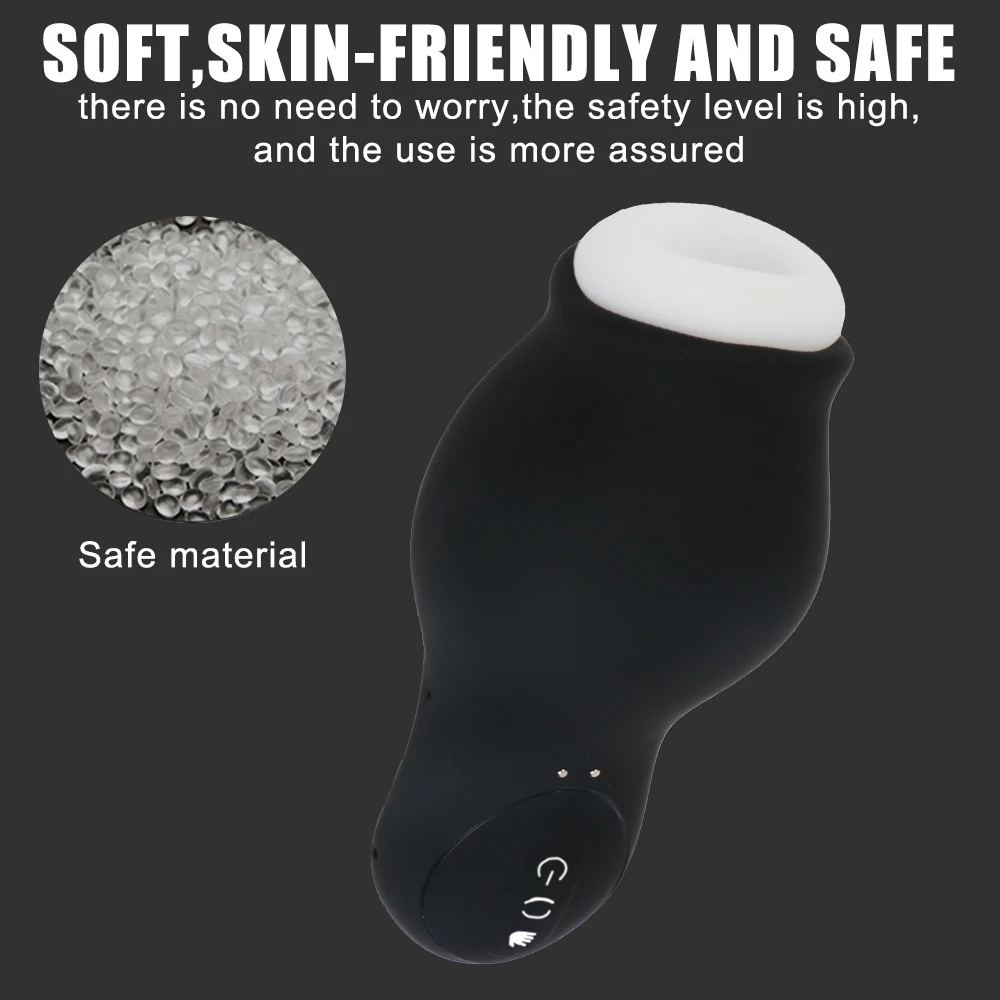 175mm Automatic Sucking Vibrator Male Masturbator Vaginal For Men 18 Penis Enlarger Delay Exerciser Glans Sucker Sucks Sex Toys
