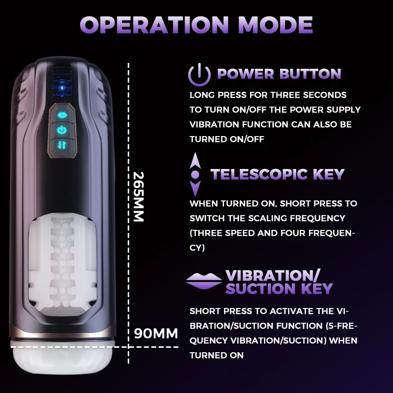 HESEKS Sound-off Automatic Sucking Male Masturbator Real Electric Blowjob Pocket Pussy Telescopic Vibrator Masturbation for Man HESEKS Sound-off Automatic Sucking Male Masturbator Real Electric Blowjob Pocket Pussy Telescopic Vibrator Masturbation for Man