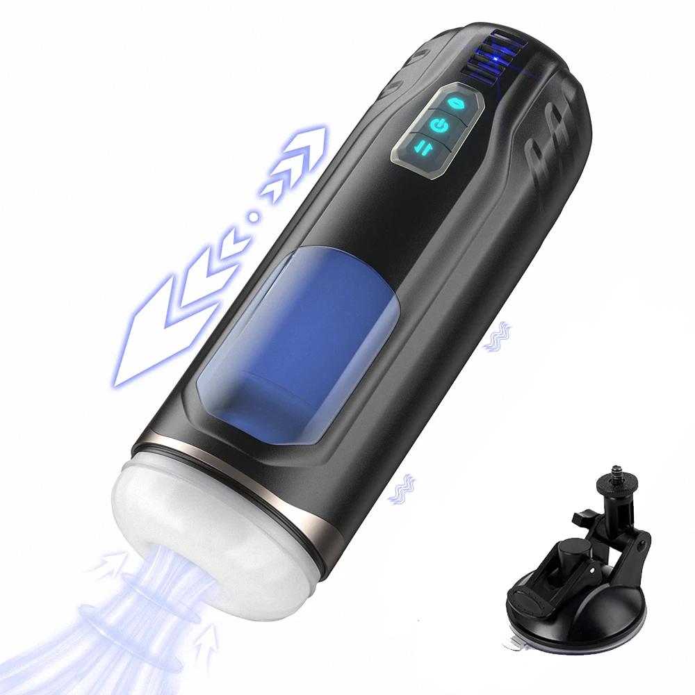 HESEKS Sound-off Automatic Sucking Male Masturbator Real Electric Blowjob Pocket Pussy Telescopic Vibrator Masturbation for Man HESEKS Sound-off Automatic Sucking Male Masturbator Real Electric Blowjob Pocket Pussy Telescopic Vibrator Masturbation for Man