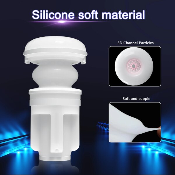 Sound-off Automatic Sucking Male Masturbator Real Electric Blowjob Pocket Pussy Telescopic Vibrator Masturbation for Man