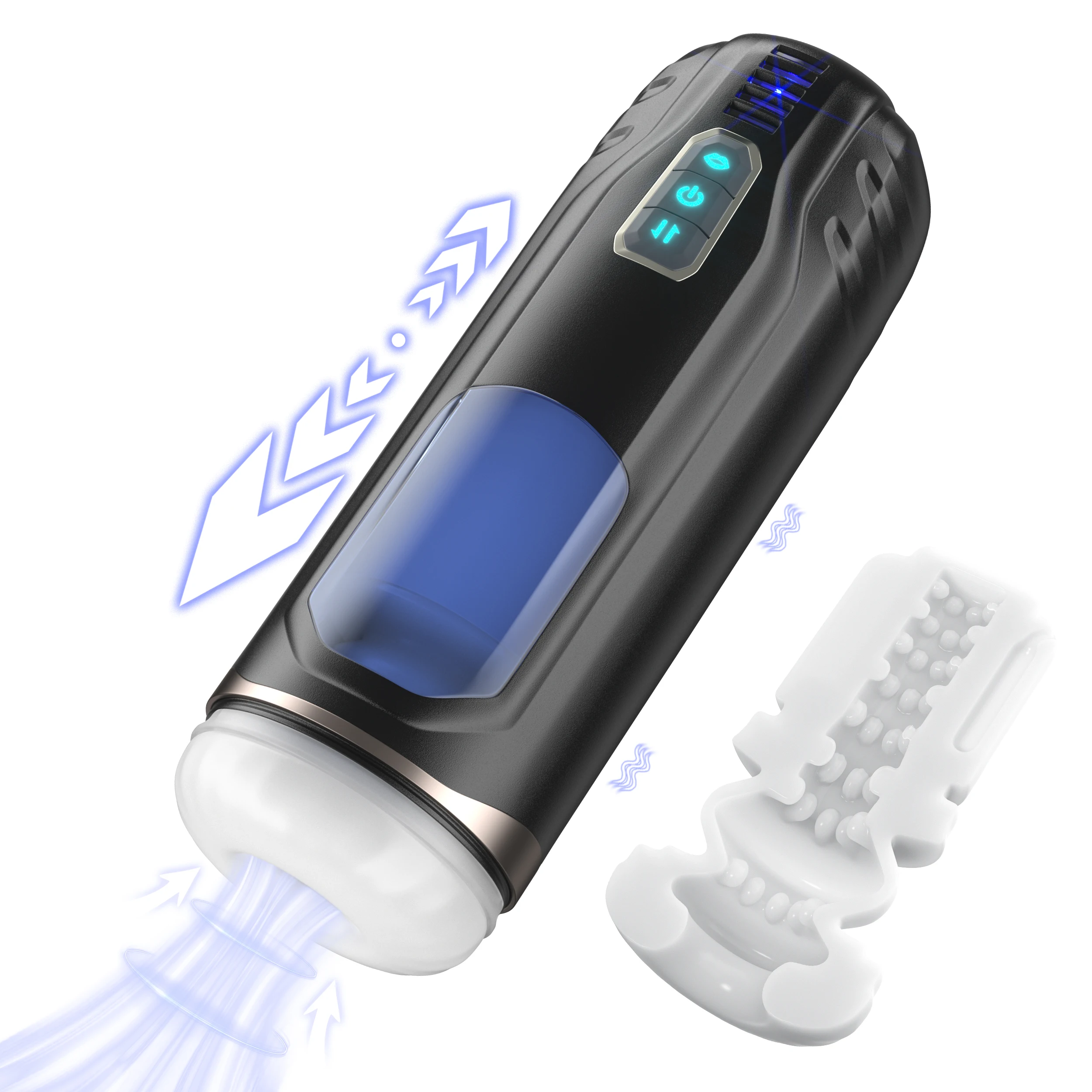 HESEKS Sound-off Automatic Sucking Male Masturbator Real Electric Blowjob Pocket Pussy Telescopic Vibrator Masturbation for Man HESEKS Sound-off Automatic Sucking Male Masturbator Real Electric Blowjob Pocket Pussy Telescopic Vibrator Masturbation for Man