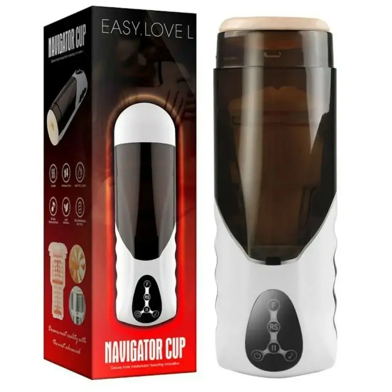 Automatic Male Masturbator Cup Real Vagina Telescopic Rotation Sucking Vibrator Blowjob Masturbation Adults Penis Sex Toys