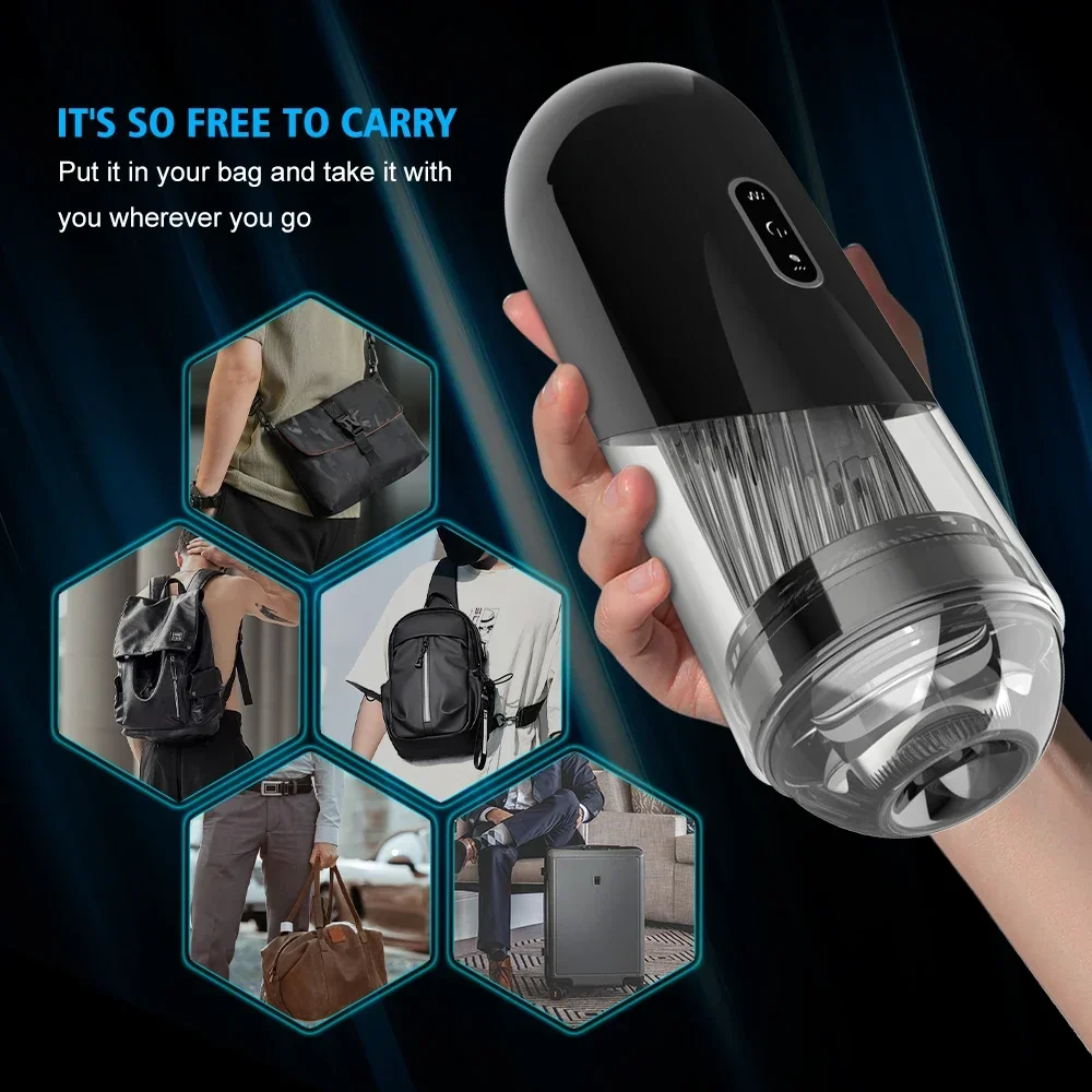 Automatic Male Masturbator Powerful Vacuum Suction Glans Penis Trainer Blowjob Sucking Sex Machine Adult Sex Toys for Men Automatic Male Masturbator Powerful Vacuum Suction Glans Penis Trainer Blowjob Sucking Sex Machine Adult Sex Toys for Men