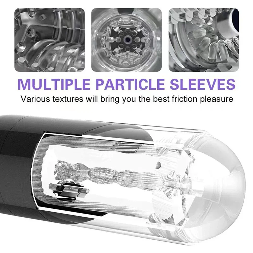 Automatic Male Masturbator Powerful Vacuum Suction Glans Penis Trainer Blowjob Sucking Sex Machine Adult Sex Toys for Men Automatic Male Masturbator Powerful Vacuum Suction Glans Penis Trainer Blowjob Sucking Sex Machine Adult Sex Toys for Men