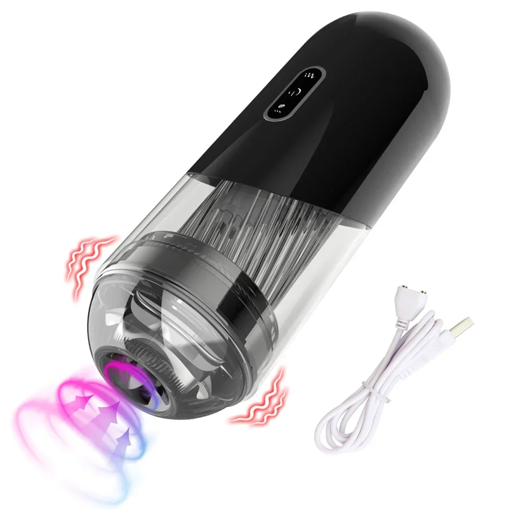 Automatic Male Masturbator Powerful Vacuum Suction Glans Penis Trainer Blowjob Sucking Sex Machine Adult Sex Toys for Men Automatic Male Masturbator Powerful Vacuum Suction Glans Penis Trainer Blowjob Sucking Sex Machine Adult Sex Toys for Men