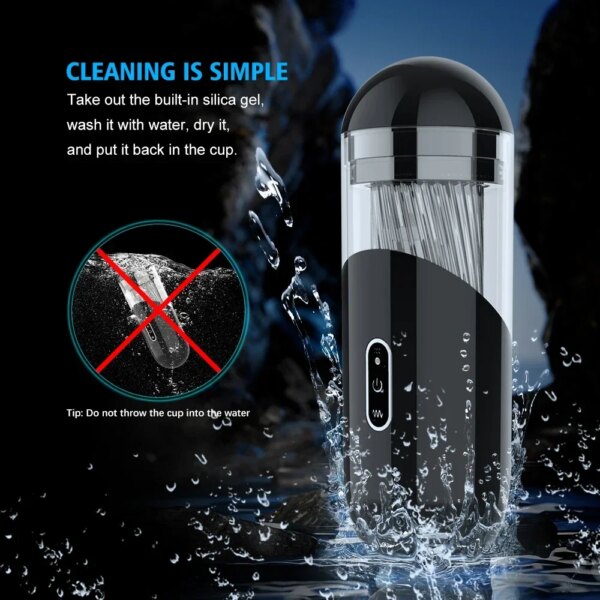 Automatic Male Masturbator Powerful Vacuum Suction Glans Penis Trainer Blowjob Sucking Sex Machine Adult Sex Toys for Men