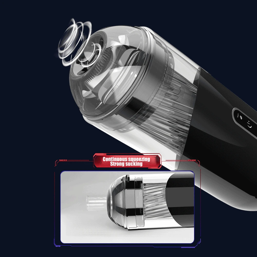 Automatic Male Masturbator Powerful Vacuum Suction Glans Penis Trainer Blowjob Sucking Sex Machine Adult Sex Toys for Men Automatic Male Masturbator Powerful Vacuum Suction Glans Penis Trainer Blowjob Sucking Sex Machine Adult Sex Toys for Men