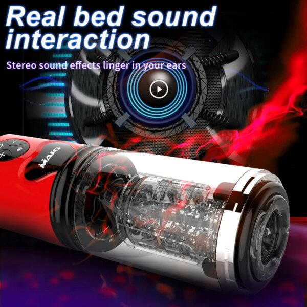Rotating with Strong Suction Cup forStimulation Masturbator Cup Adult Toys for Men automatic masturbation machine