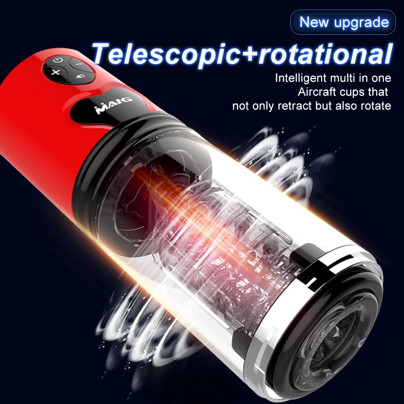 Hannibal Rotating with Strong Suction Cup forStimulation Masturbator Cup Adult Toys for Men automatic masturbation machine