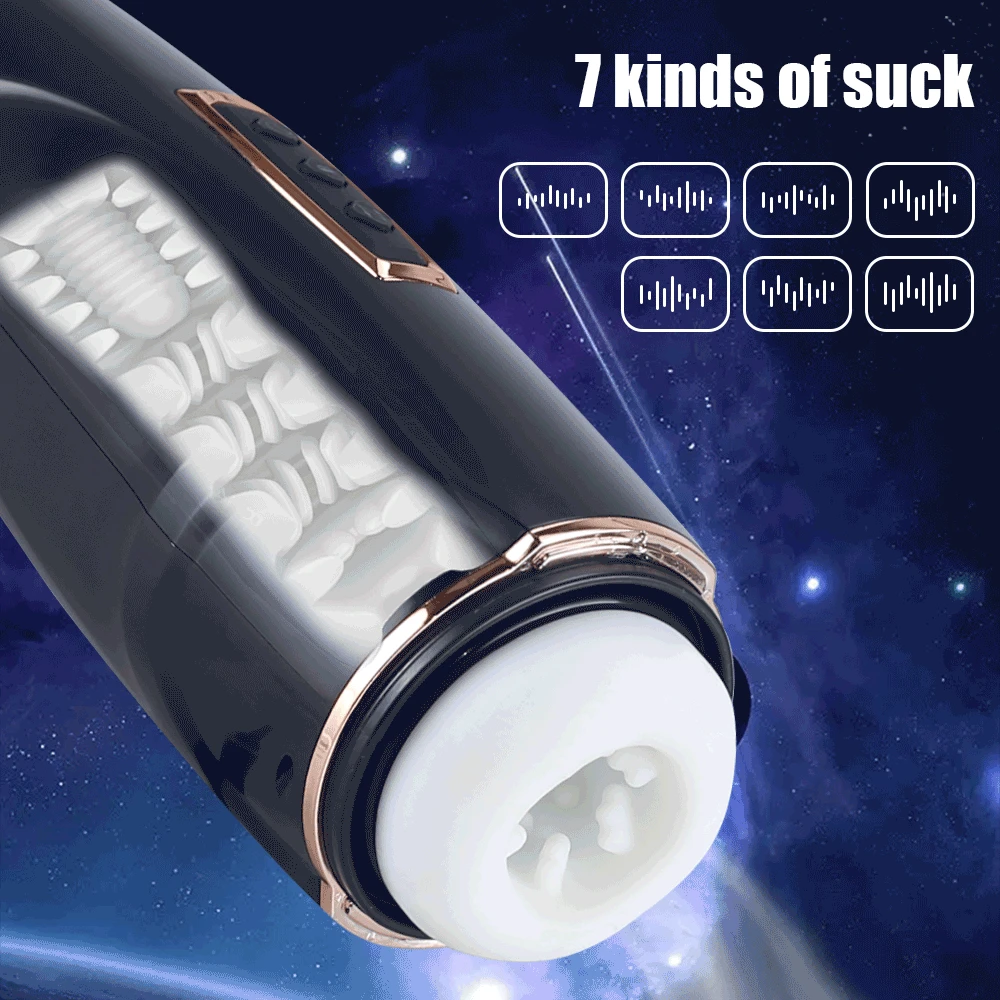 Automatic Male Masturbator Powerful Telescopic Penis Massager Blowjob Sucking Sex Machine Masturbation Cup Sex Toys for Men