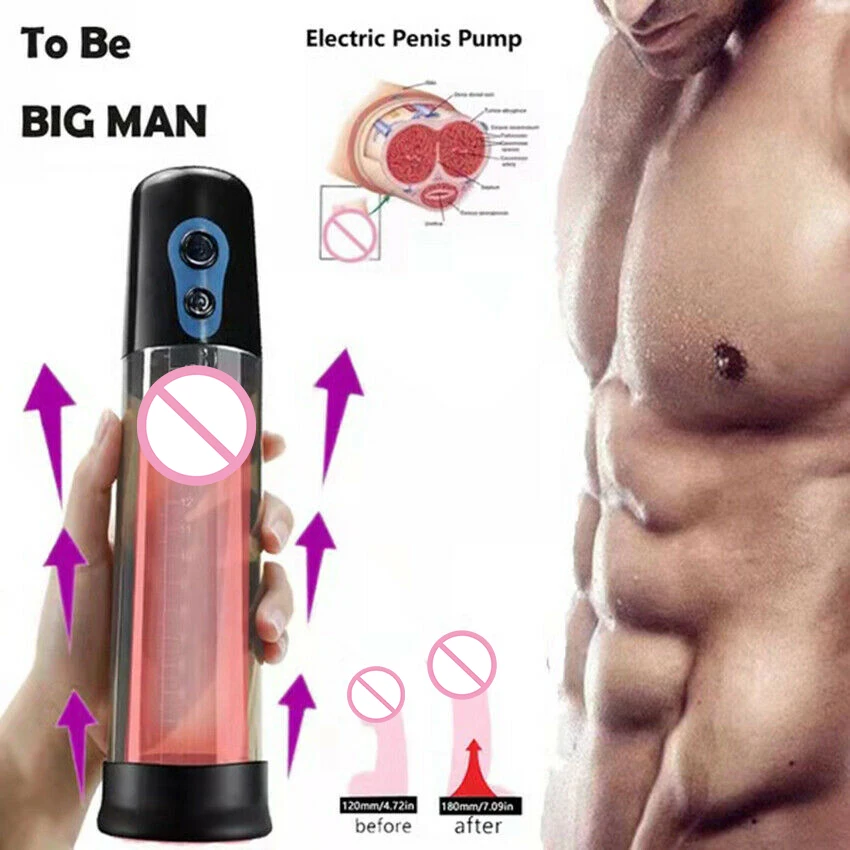 Automatic Penis Enlarger Pump Rechargeable USB Penis Pump Penis Extender Vacuum Pump Penile Enlarger Masturbator Sex Toy for Men Automatic Penis Enlarger Pump Rechargeable USB Penis Pump Penis Extender Vacuum Pump Penile Enlarger Masturbator Sex Toy for Men