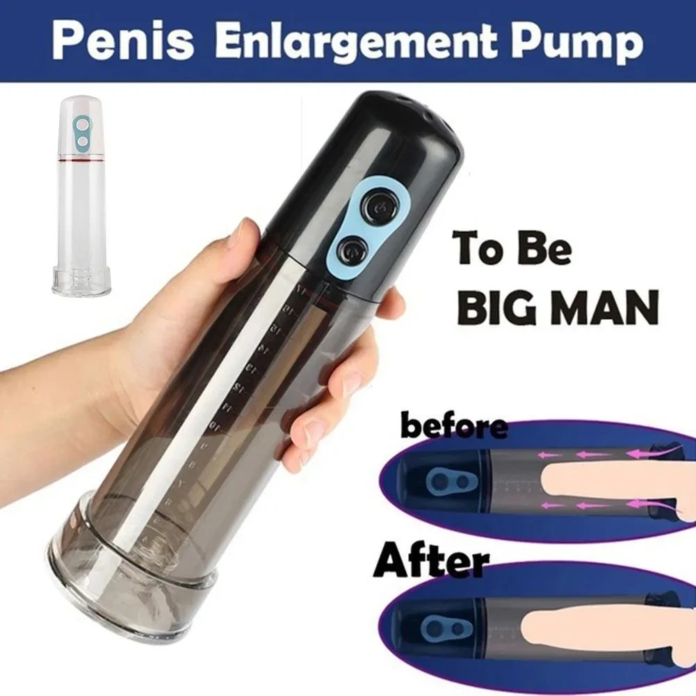Automatic Penis Enlarger Pump Rechargeable USB Penis Pump Penis Extender Vacuum Pump Penile Enlarger Masturbator Sex Toy for Men Automatic Penis Enlarger Pump Rechargeable USB Penis Pump Penis Extender Vacuum Pump Penile Enlarger Masturbator Sex Toy for Men