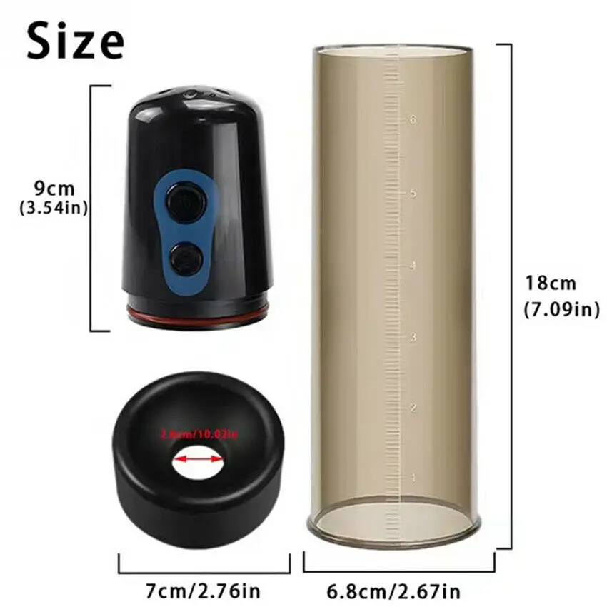 Automatic Penis Enlarger Pump Rechargeable USB Penis Pump Penis Extender Vacuum Pump Penile Enlarger Masturbator Sex Toy for Men Automatic Penis Enlarger Pump Rechargeable USB Penis Pump Penis Extender Vacuum Pump Penile Enlarger Masturbator Sex Toy for Men