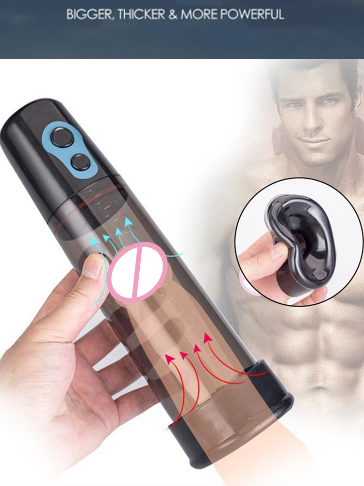 Automatic Penis Enlarger Pump Rechargeable USB Penis Pump Penis Extender Vacuum Pump Penile Enlarger Masturbator Sex Toy for Men Automatic Penis Enlarger Pump Rechargeable USB Penis Pump Penis Extender Vacuum Pump Penile Enlarger Masturbator Sex Toy for Men