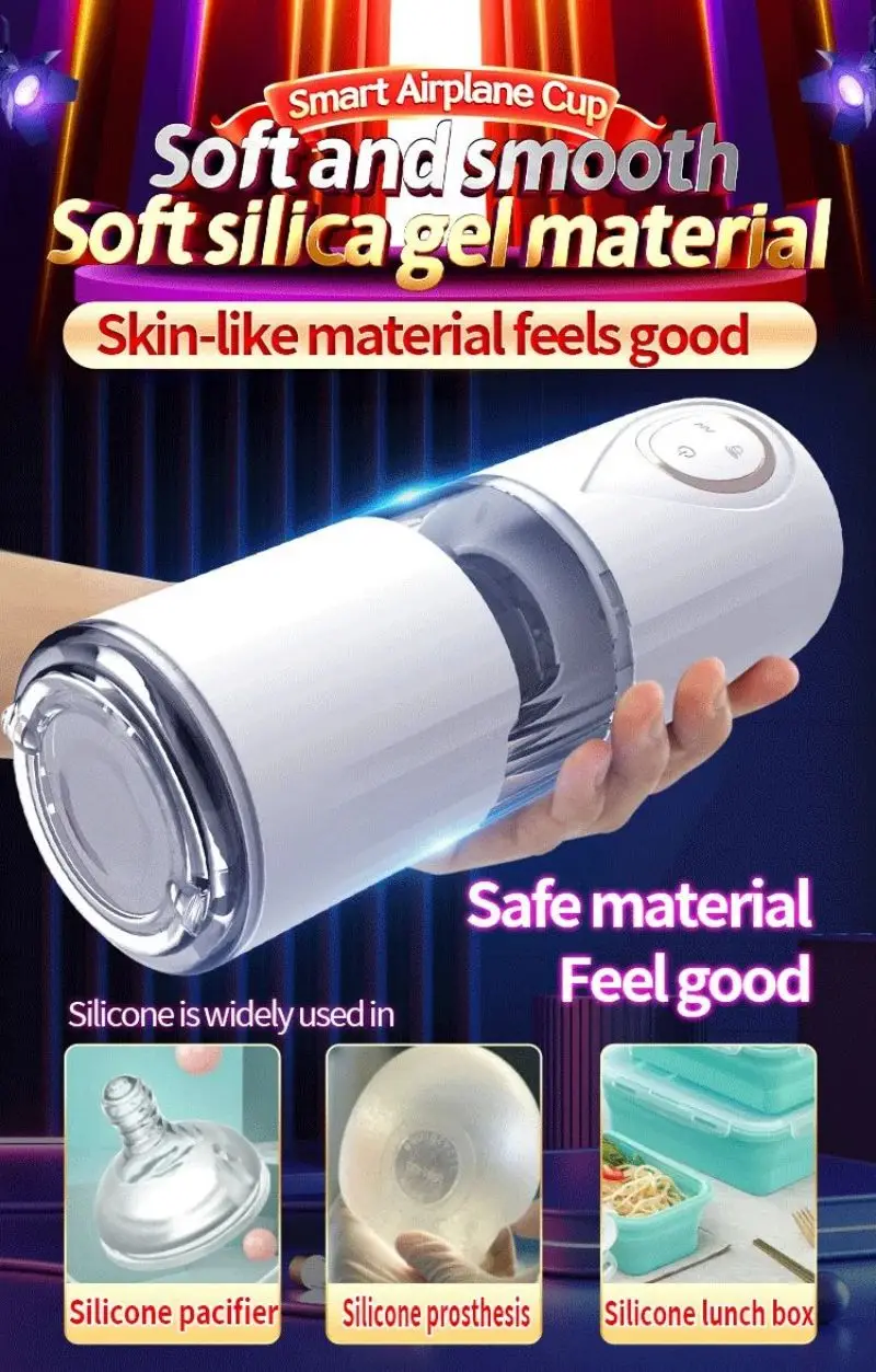 Automatic Male Masturbator Cup Real Vagina Sucking Vibrator Blowjob Telescopic Masturbation Adults Penis Sex Toys for Men