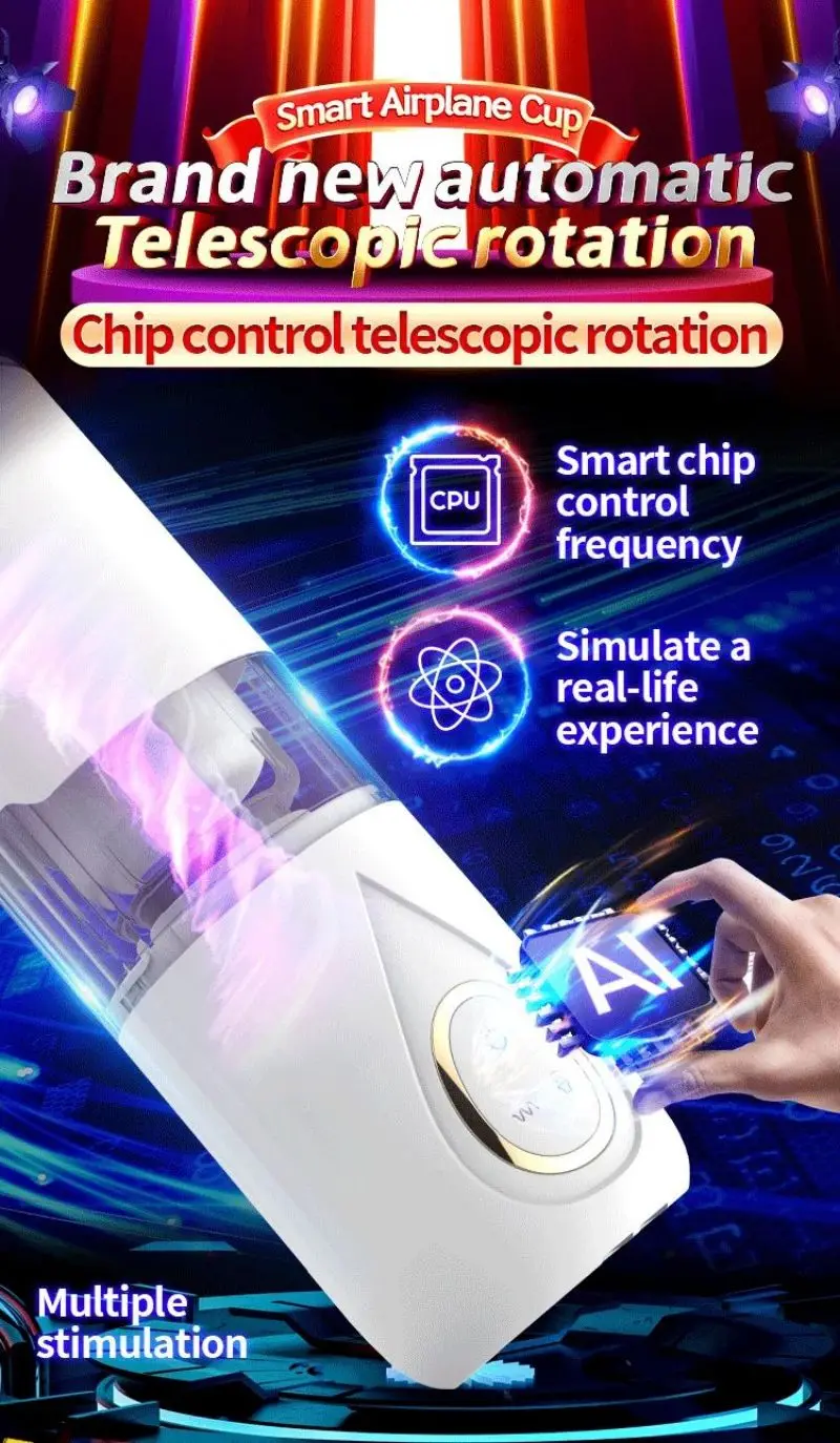 Automatic Male Masturbator Cup Real Vagina Sucking Vibrator Blowjob Telescopic Masturbation Adults Penis Sex Toys for Men