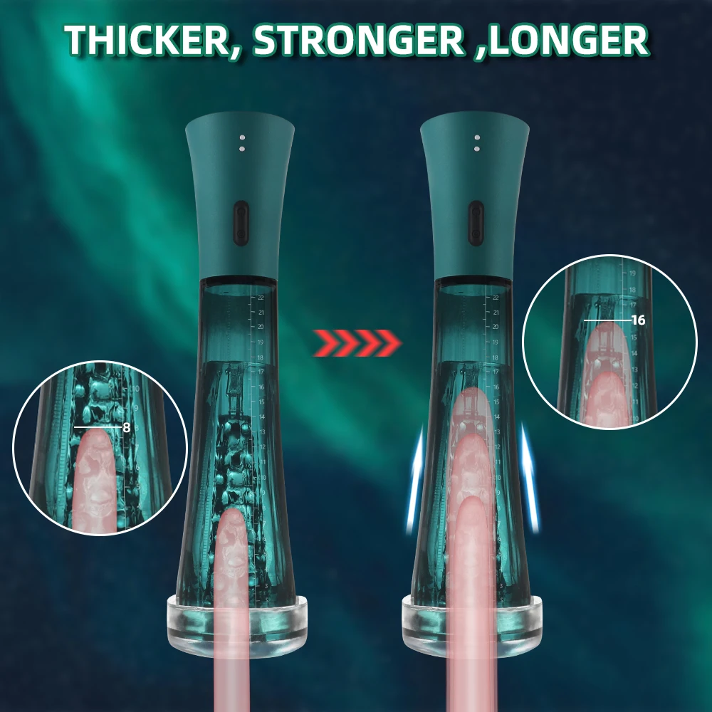 Automatic Sucking Male Masturbator Penis Extender Vacuum Pump Blowjob Machine Masturbation Cup Sex Toys for Men Adult Goods