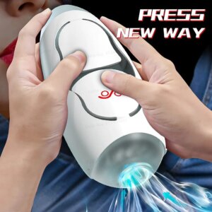 Realistic Masturbation Cup for Men Squeezable Pocket Pussy Male Masturbator Stroker Sex Toy Adult Endurance Exercise Soft Vagina