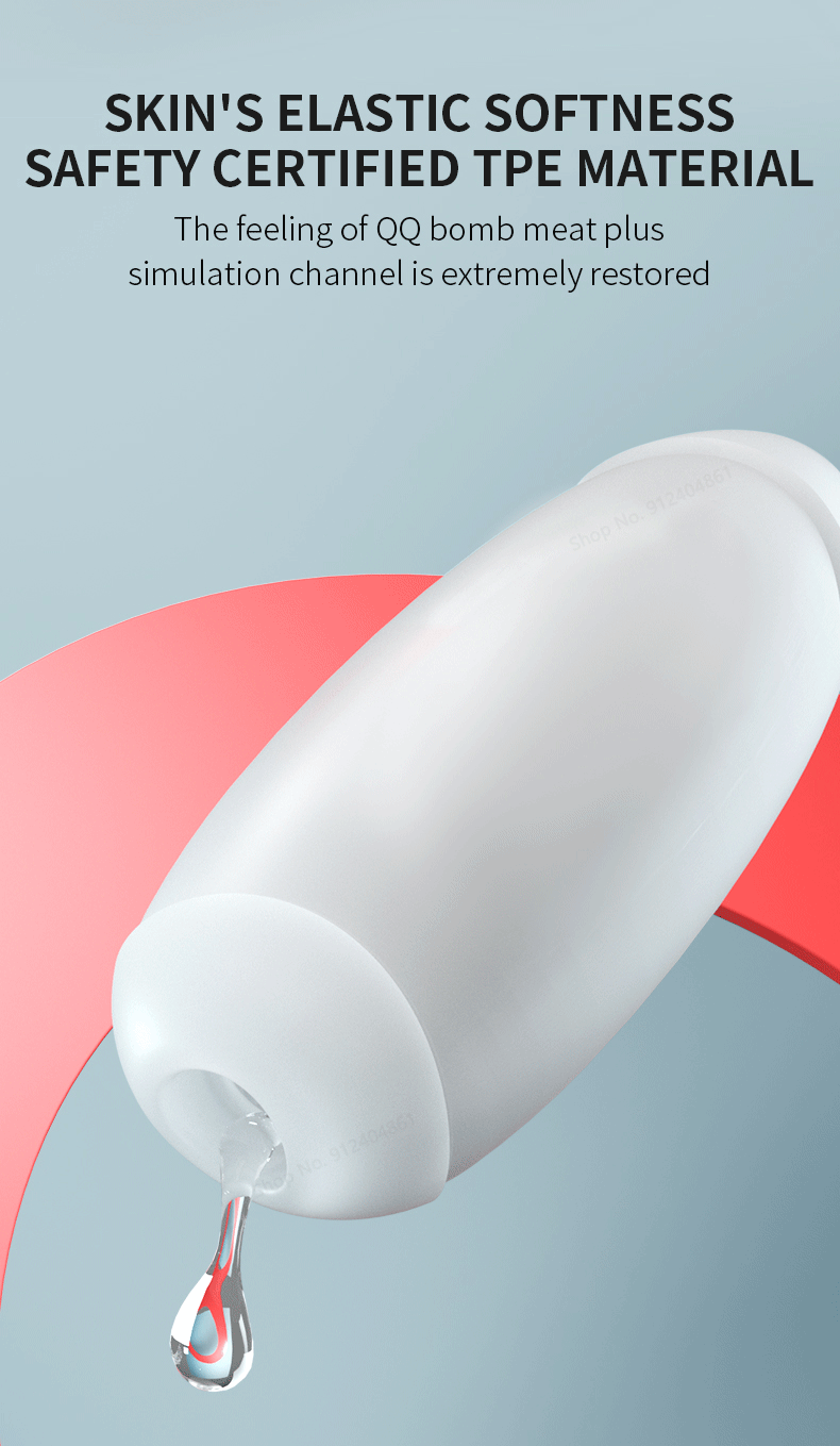 Realistic Masturbation Cup for Men Squeezable Pocket Pussy Male Masturbator Stroker Sex Toy Adult Endurance Exercise Soft Vagina