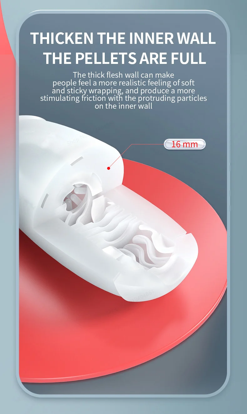 Realistic Masturbation Cup for Men Squeezable Pocket Pussy Male Masturbator Stroker Sex Toy Adult Endurance Exercise Soft Vagina