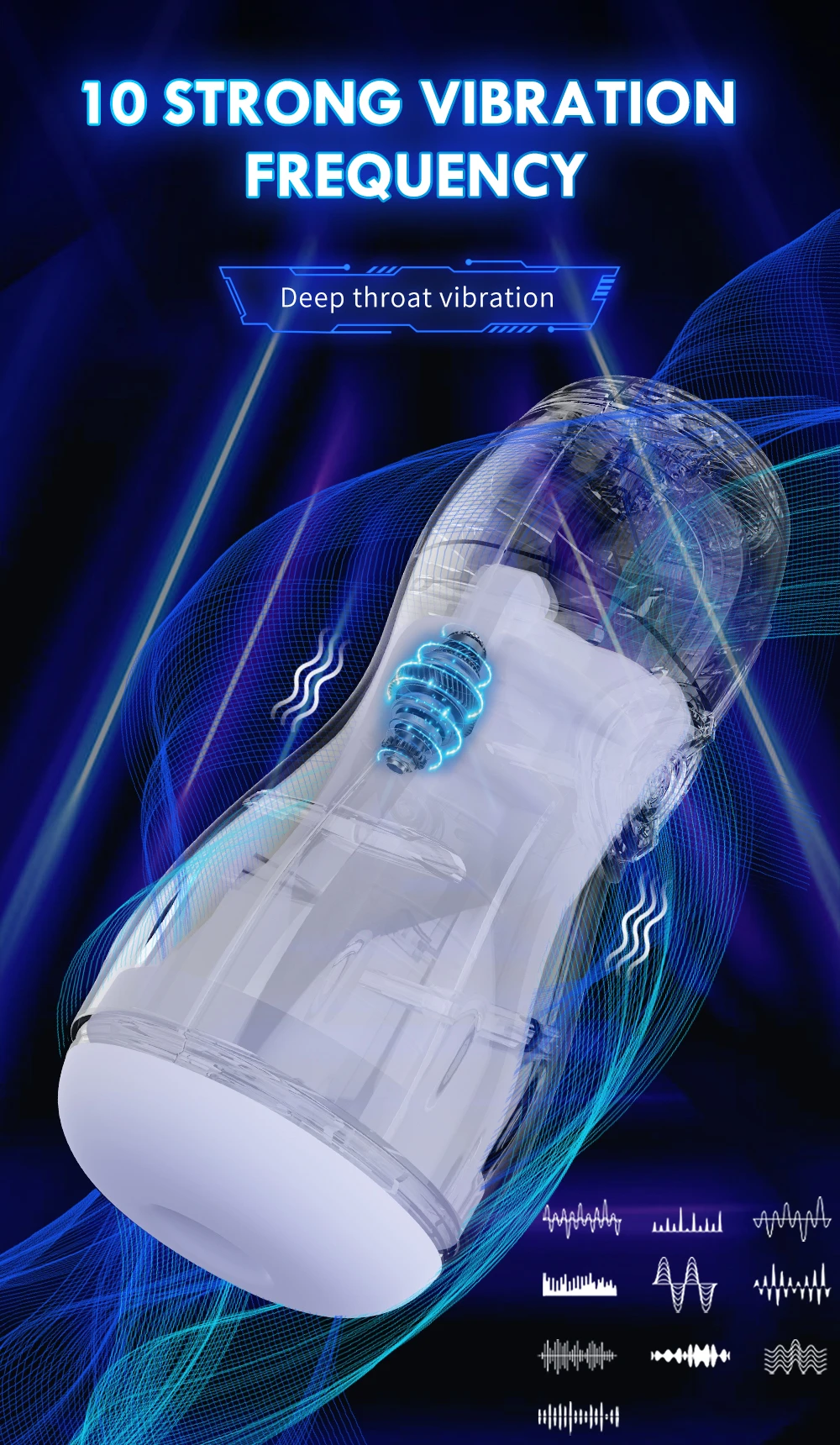 Automatic Masturbator Cup Male, Vibrator for Men Penis Blowjob Sucking Machine, Silicone Vagina Masturbation Cup Sex Toy Adult Automatic Masturbator Cup Male, Vibrator for Men Penis Blowjob Sucking Machine, Silicone Vagina Masturbation Cup Sex Toy Adult