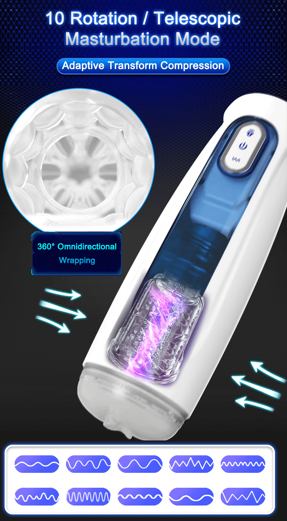 Automatic Male Mastubator Telescopic Rotating Masturbation Cup for Men Blowjob Pussy Machine Sex Toys Adult Goods for Men 18+ Automatic Male Mastubator Telescopic Rotating Masturbation Cup for Men Blowjob Pussy Machine Sex Toys Adult Goods for Men 18+