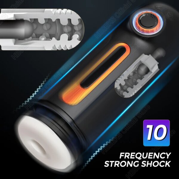 6in1 Automatic Telescopic Sucking Vibration Masturbators For Men Pussy Vaginas For Men Real Blowjob Sex Toys For Men