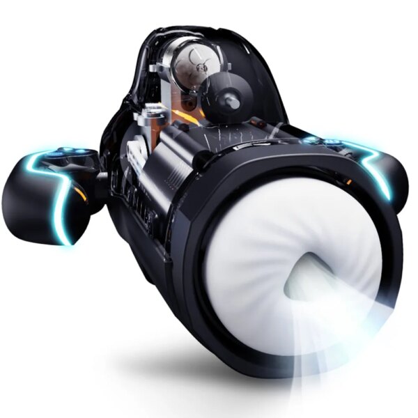 New  THRUSTING-PRO Automatic Telescopic Sucking Heating Intelligent Male Masturbator Men Masturbation Cup Sex Toys for Men