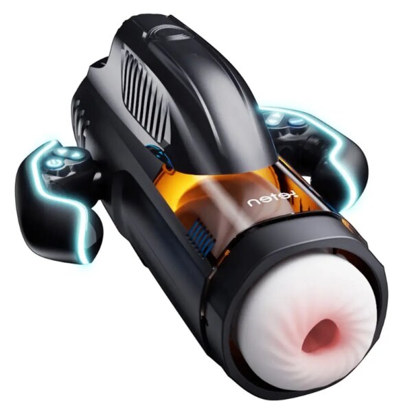New  THRUSTING-PRO Automatic Telescopic Sucking Heating Intelligent Male Masturbator Men Masturbation Cup Sex Toys for Men