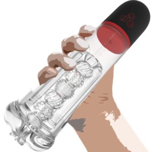 Electric Penis Pump Male Masturbator Penile Vacuum Automatic Enlargement Enhancer Adult Sex Toys Blowjob Cup for Men
