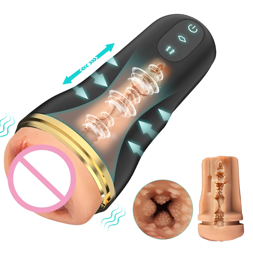 Automatic Sucking Masturbator Cup for Men Blowjob Masturbation Equipment Sex Machine Real Vagina Masturbator Vibrator Sex Toy Automatic Sucking Masturbator Cup for Men Blowjob Masturbation Equipment Sex Machine Real Vagina Masturbator Vibrator Sex Toy